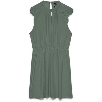 VERO MODA Vmmilla Sl Short Lace Dress Noos VERO MODA Vmmilla Sl Short Lace Dress Noos