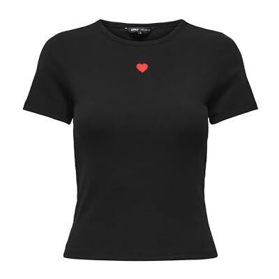 ONLY Onlelva June Emb S/S Tee JRS Noos ONLY Onlelva June Emb S/S Tee JRS Noos