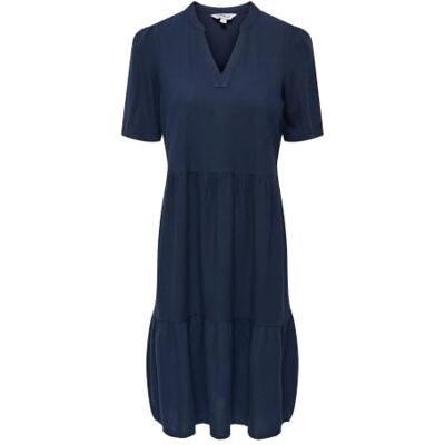 ONLY Onltiri-Goa Ss V-NEC Lin Bl Dress Cc PNT ONLY Onltiri-Goa Ss V-NEC Lin Bl Dress Cc PNT