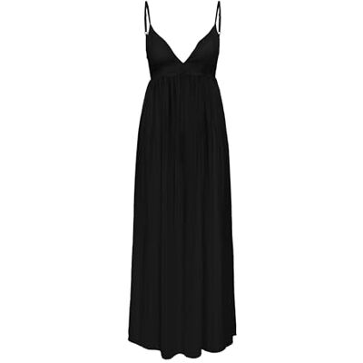 ONLY Onlsadia Life Strap Bow Maxi Dress WVN ONLY Onlsadia Life Strap Bow Maxi Dress WVN