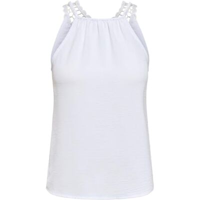ONLY Onlmette Dobby S/L Lace Top WVN Ex ONLY Onlmette Dobby S/L Lace Top WVN Ex
