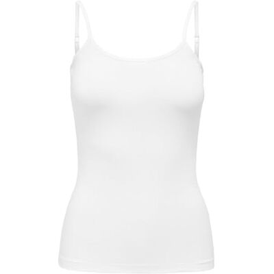 JDY Damen Top AVA Singlet JRS NOOS, Cloud Dancer, M JDY Damen Top AVA Singlet JRS NOOS, Cloud Dancer, M