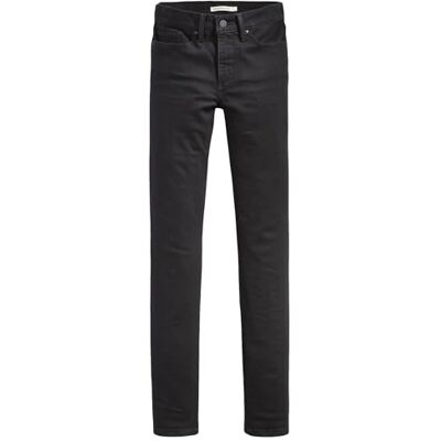 Levi's Damen Jeanshose 314 Shaping mit Stretch-Anteil, Straight Fit, Schwarz (Black And Black), W25/L30 Levi's Damen Jeanshose 314 Shaping mit Stretch-Anteil, Straight Fit, Schwarz (Black And Black), W25/L30
