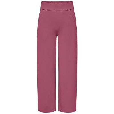 JDY Damen louisville Catia Wide Pant JRS Noos Hose Mit Weitem Bein Und Elastischer Taille, Malaga, M / 30L EU JDY Damen louisville Catia Wide Pant JRS Noos Hose Mit Weitem Bein Und Elastischer Taille, Malaga, M / 30L EU