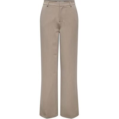 ONLY Damen Onlhattie-Lana Hw Wide Mel Pant TLR Hose, Taupe Gray/Detail:Melange, 38W x 32L ONLY Damen Onlhattie-Lana Hw Wide Mel Pant TLR Hose, Taupe Gray/Detail:Melange, 38W x 32L