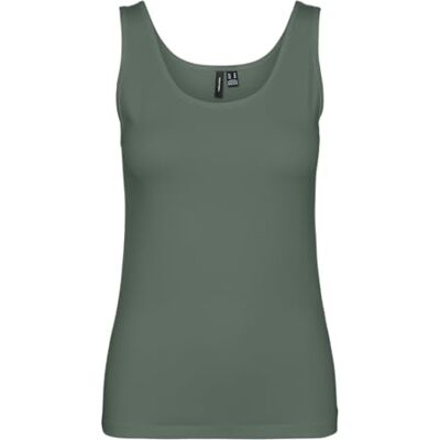 VERO MODA Damen Vmlulu Uu Tank Top JRS Ga Noos, Laurel Wreath, Small VERO MODA Damen Vmlulu Uu Tank Top JRS Ga Noos, Laurel Wreath, Small