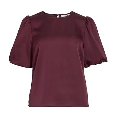 Vila Viellette 2/4 Satin Puff Top Noos Vila Viellette 2/4 Satin Puff Top Noos