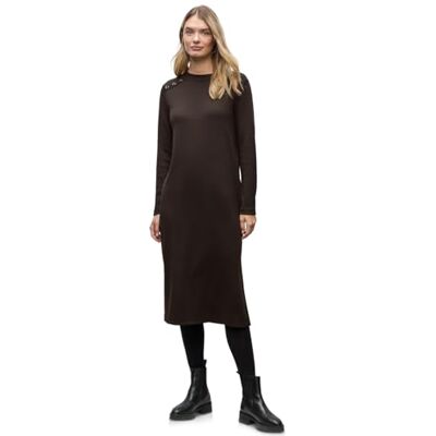 Street One Rippstruktur Kleid deep Roast Brown 46 Street One Rippstruktur Kleid deep Roast Brown 46