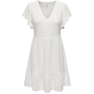 ONLY Damen Kleid 15289687 Cloud Dancer M ONLY Damen Kleid 15289687 Cloud Dancer M