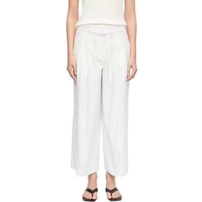 Comma Wide-Leg-Hose mit Bundfalten in Ankle-Länge Comma Wide-Leg-Hose mit Bundfalten in Ankle-Länge
