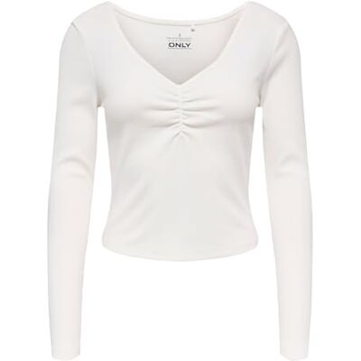 ONLY Onlbetty Life L/S Scallop V-Neck Cc JRS ONLY Onlbetty Life L/S Scallop V-Neck Cc JRS