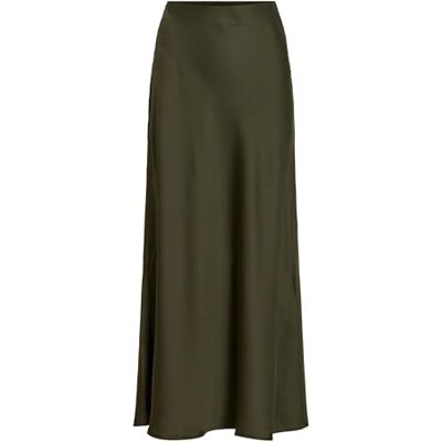 Vila Female Damen High Waist Midirock, eleganter Rock in Midi-Länge VIELLETTE High Waist Vila Female Damen High Waist Midirock, eleganter Rock in Midi-Länge VIELLETTE High Waist