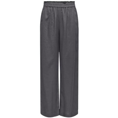 ONLY Damen ONLTOKYO HW Linen Blend Pant PNT NOOS Leinenhose 15259590 ,Magnet ,M / 32L ONLY Damen ONLTOKYO HW Linen Blend Pant PNT NOOS Leinenhose 15259590 ,Magnet ,M / 32L