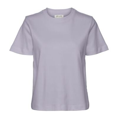 VERO MODA Damen Vmnaima Ss O-Neck VMA Noos T-Shirt, Misty Lilac, Medium VERO MODA Damen Vmnaima Ss O-Neck VMA Noos T-Shirt, Misty Lilac, Medium