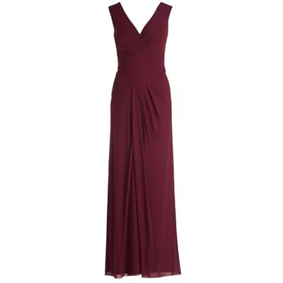 Vera Mont Damen Abendkleid mit V-Ausschnitt Deep Wine,48 Vera Mont Damen Abendkleid mit V-Ausschnitt Deep Wine,48