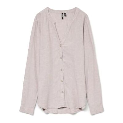 VERO MODA Vmlinn Ls V-Neck Shirt WVN Noos VERO MODA Vmlinn Ls V-Neck Shirt WVN Noos