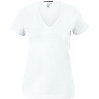 QS Damen 2175256 T-Shirt, Weiß, M EU QS Damen 2175256 T-Shirt, Weiß, M EU