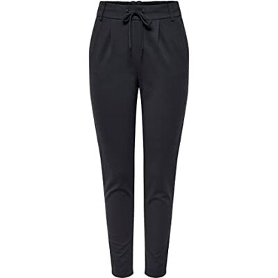 ONLY Damen Onlpoptrash Life Easy Col Pant PNT Noos Trousers 15115847,Blue Graphite,XS / 34L ONLY Damen Onlpoptrash Life Easy Col Pant PNT Noos Trousers 15115847,Blue Graphite,XS / 34L