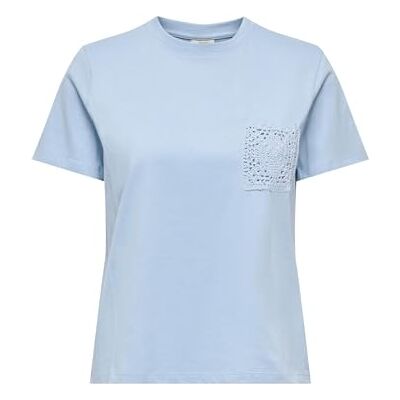 JDY selma S/S Crochet Pocket Top JRS JDY selma S/S Crochet Pocket Top JRS