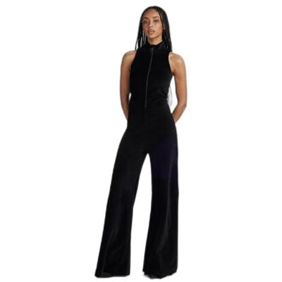 G-STAR RAW Damen Velvet Jumpsuit, Schwarz (dk black D23519-D428-6484), XS G-STAR RAW Damen Velvet Jumpsuit, Schwarz (dk black D23519-D428-6484), XS