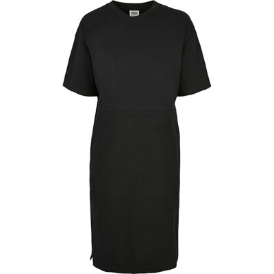 Urban Classics Damen Ladies Organic Oversized Slit Tee Dress Kleid, Schwarz, 5XL EU Urban Classics Damen Ladies Organic Oversized Slit Tee Dress Kleid, Schwarz, 5XL EU