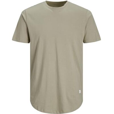 JACK & JONES JACK&JONES Basic T-Shirt Rundhals Kurzarm Jersey Baumwolle Shirt Regular Fit JJEBASHER, Crockery,L JACK & JONES JACK&JONES Basic T-Shirt Rundhals Kurzarm Jersey Baumwolle Shirt Regular Fit JJEBASHER, Crockery,L