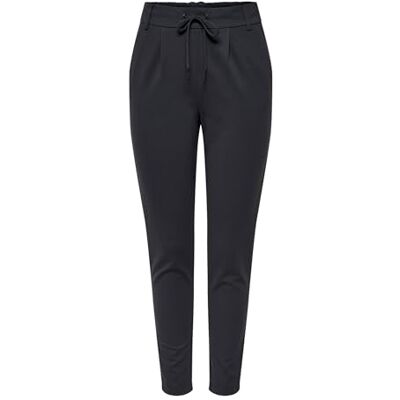 ONLY Damen Onlpoptrash Life Easy Col Pant PNT Noos Regular Fit Hose Mit Kordelzugverschluss Für Lounge Und Freizeit, Blue Graphite,M / 32L ONLY Damen Onlpoptrash Life Easy Col Pant PNT Noos Regular Fit Hose Mit Kordelzugverschluss Für Lounge Und Freizeit, Blue Graphite,M / 32L
