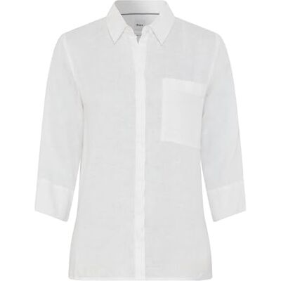 BRAX Style Vicki Bluse aus Leinen mit verdeckter Knopfleiste BRAX Style Vicki Bluse aus Leinen mit verdeckter Knopfleiste
