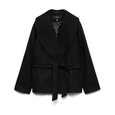 VERO MODA Damen Vmanne Bergen Jacket LCS Jacke, Black, L VERO MODA Damen Vmanne Bergen Jacket LCS Jacke, Black, L