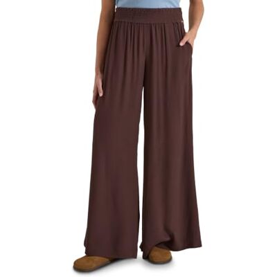 Cecil High Waist Wide Leg Hose im Loose Fit Brown Cacao L Cecil High Waist Wide Leg Hose im Loose Fit Brown Cacao L