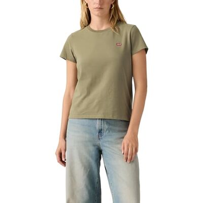 Levi's Perfect Tee Deep Lichen Green Cotton Levi's Perfect Tee Deep Lichen Green Cotton