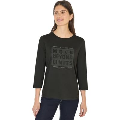 Cecil Damen Shirt mit Schmucksteinen Cecil Damen Shirt mit Schmucksteinen