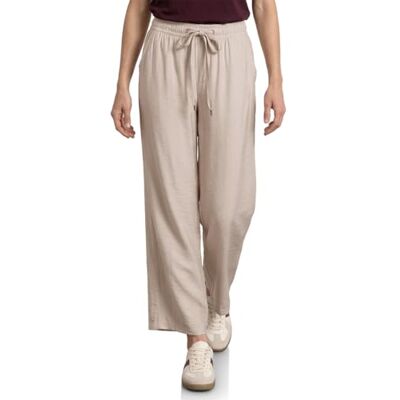 Street One High Waist Wide Leg Hose im Loose Fit Clay Sand 34 Street One High Waist Wide Leg Hose im Loose Fit Clay Sand 34