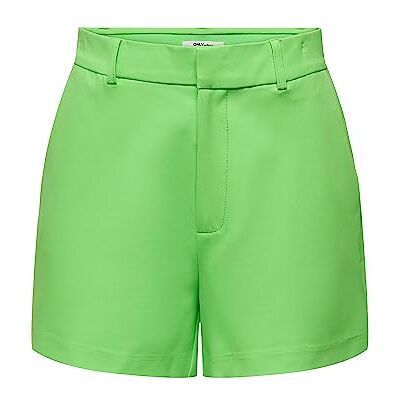 ONLY Damen Onllana-Berry Hw Shorts TLR Noos, Summer Green, 34 ONLY Damen Onllana-Berry Hw Shorts TLR Noos, Summer Green, 34