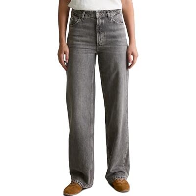Marc O' Polo Marc OߴPolo Denim Damen Jeanshose High Waist Wide Leg, Grau (Medium Grey Multi 10), W28/L34 Marc O' Polo Marc OߴPolo Denim Damen Jeanshose High Waist Wide Leg, Grau (Medium Grey Multi 10), W28/L34