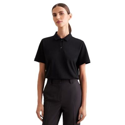 Seidensticker Damen Polo Shirt -Regular Fit Unifarben Kurzarm 100% Baumwolle Seidensticker Damen Polo Shirt -Regular Fit Unifarben Kurzarm 100% Baumwolle
