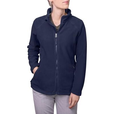 HRM Women´s Full- Zip Fleece Jacket, Navy, XS, 1202 HRM Women´s Full- Zip Fleece Jacket, Navy, XS, 1202