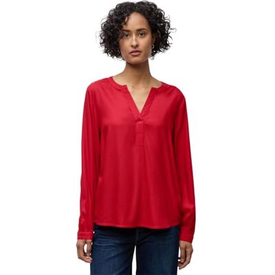 Street One Split Neck Tunika Racing red 38 Street One Split Neck Tunika Racing red 38