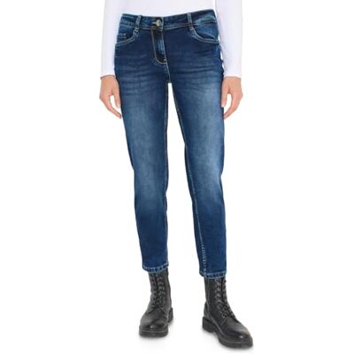 Cecil Slim Leg Jeans mid Blue wash 34 Cecil Slim Leg Jeans mid Blue wash 34