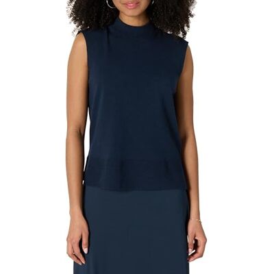 Amazon Essentials Damen Regular-Fit-Kurzarmpullover-Top, Marineblau, XL Amazon Essentials Damen Regular-Fit-Kurzarmpullover-Top, Marineblau, XL