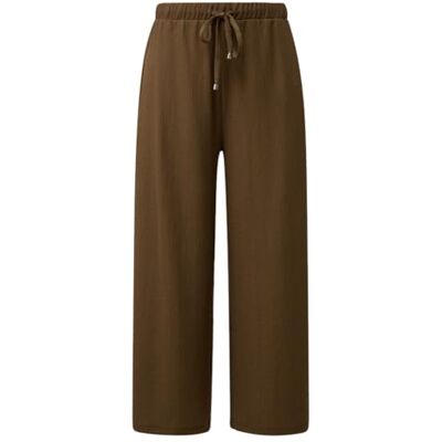 s.Oliver Damen Culotte – Wide Leg, High Rise, Jersey, strukturiert s.Oliver Damen Culotte – Wide Leg, High Rise, Jersey, strukturiert
