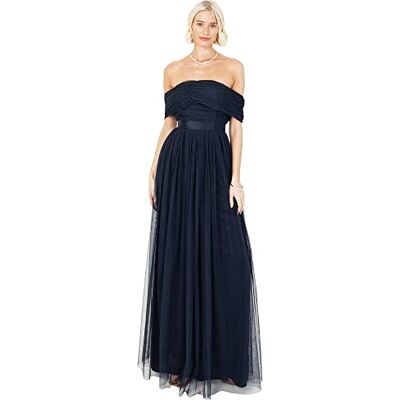 Anaya with Love Damen Maxi Kleid, Navy Blue, EU 44(UK 16) Anaya with Love Damen Maxi Kleid, Navy Blue, EU 44(UK 16)