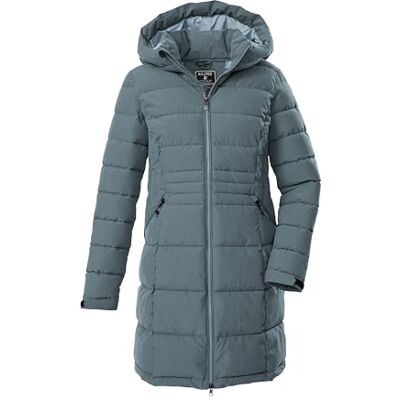 Killtec Damen Steppparka/Funktionsparka mit Kapuze KOW 11 WMN QLTD PRK, blaugrau, 50, 43303-000 Killtec Damen Steppparka/Funktionsparka mit Kapuze KOW 11 WMN QLTD PRK, blaugrau, 50, 43303-000