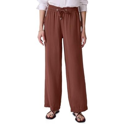 Street One Studio Wide Leg Hose Sienna Brown 34 Street One Studio Wide Leg Hose Sienna Brown 34