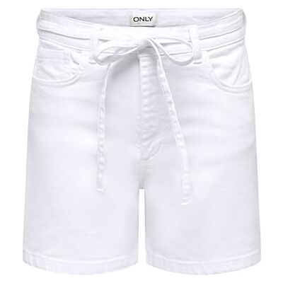 ONLY Onlgianna Mw Belted Shorts Azg DNM Noos ONLY Onlgianna Mw Belted Shorts Azg DNM Noos