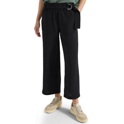 Cecil High Waist Wide Leg Hose im Loose Fit Black XL Cecil High Waist Wide Leg Hose im Loose Fit Black XL