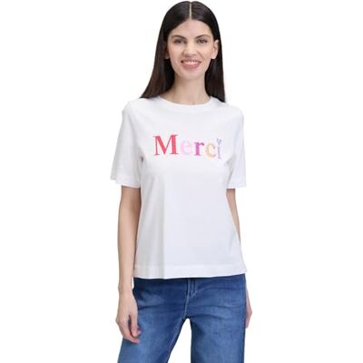 Cartoon Damen Printshirt mit Rundhalsausschnitt 42, Patch Cream/Pink Cartoon Damen Printshirt mit Rundhalsausschnitt 42, Patch Cream/Pink