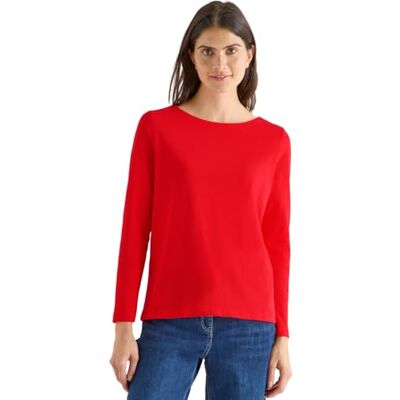 Cecil Basic Langarmshirt Pumkin orange XL Cecil Basic Langarmshirt Pumkin orange XL