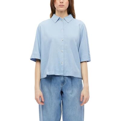 s.Oliver Kurzarm-Bluse aus Leinenmix s.Oliver Kurzarm-Bluse aus Leinenmix