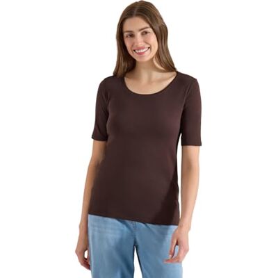 Cecil Basic T-Shirt mit Rundhals in Unifarbe Cecil Basic T-Shirt mit Rundhals in Unifarbe